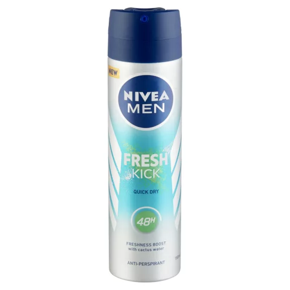 NIVEA MEN Fresh Kick izzadásgátló deo spray 150 ml NIVEA MEN Fresh Kick izzadásgátló deo spray 150 ml