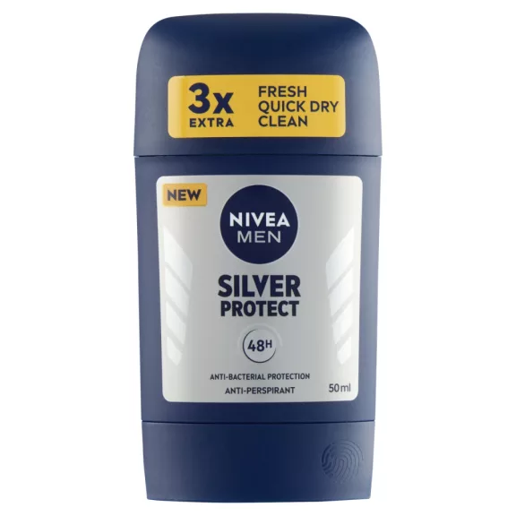 NIVEA MEN Silver Protect izzadásgátló deo stift 50 ml NIVEA MEN Silver Protect izzadásgátló deo stift 50 ml