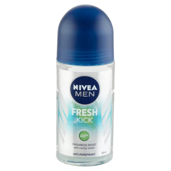 NIVEA MEN Fresh Kick férfi izzadásgátló golyós dezodor 50 ml NIVEA MEN Fresh Kick férfi izzadásgátló golyós dezodor 50 ml