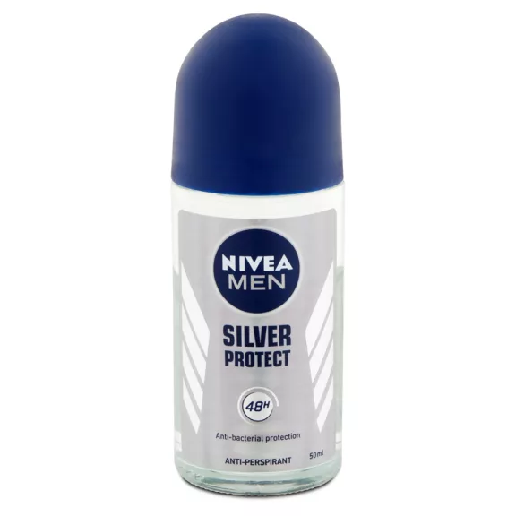 NIVEA MEN Silver Protect férfi izzadásgátló golyós dezodor 50 ml NIVEA MEN Silver Protect férfi izzadásgátló golyós dezodor 50 ml
