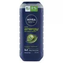 NIVEA MEN Energy 3 az 1-ben tusfürdő 250 ml