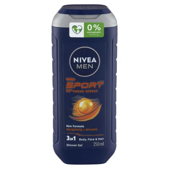 NIVEA MEN Sport 3 az 1-ben tusfürdő 250 ml NIVEA MEN Sport 3 az 1-ben tusfürdő 250 ml