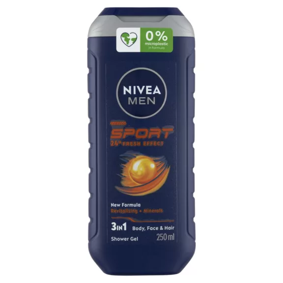 NIVEA MEN Sport 3 az 1-ben tusfürdő 250 ml NIVEA MEN Sport 3 az 1-ben tusfürdő 250 ml