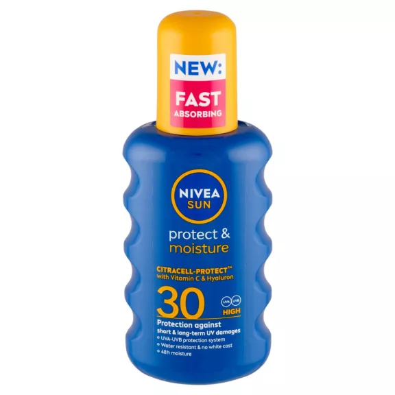 NIVEA SUN FF30 Protect & Moisture Spray 200 ml