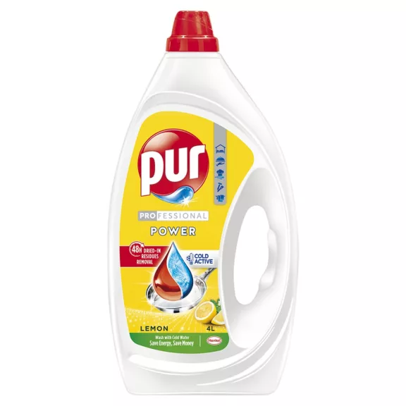 Pur Professional Power Lemon kézi mosogatószer 4 L Pur Professional Power Lemon kézi mosogatószer 4 L