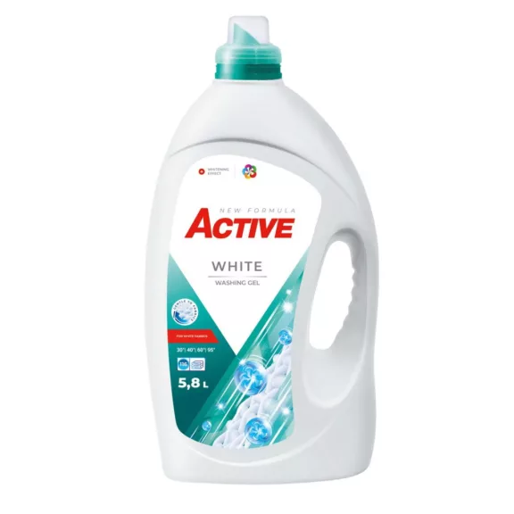 Active White mosógél 5,8 l (116 mosás) Active White mosógél 5,8 l (116 mosás)