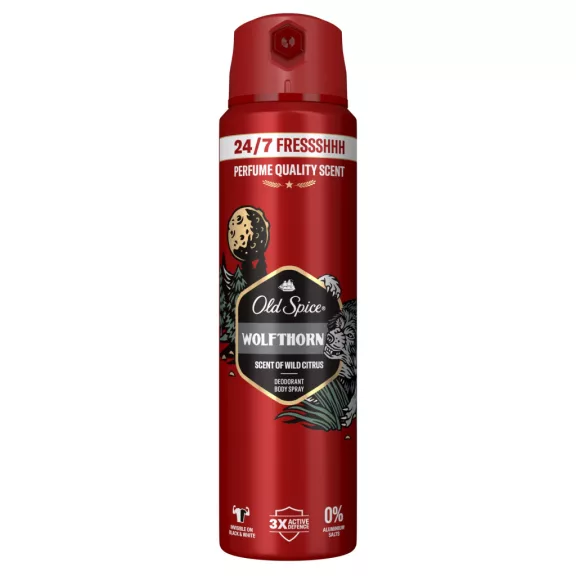 Old Spice deo spray Wolfthorn 150 ml Old Spice deo spray Wolfthorn 150 ml
