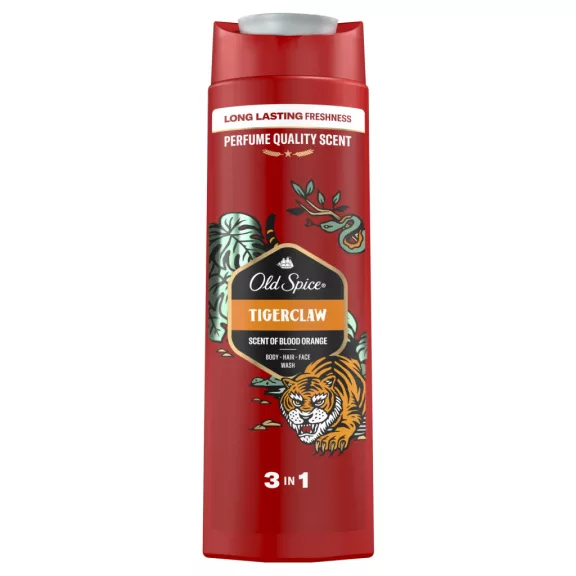 Old Spice Tiger Claw Tusfürdő 400 ml Old Spice Tiger Claw Tusfürdő 400 ml