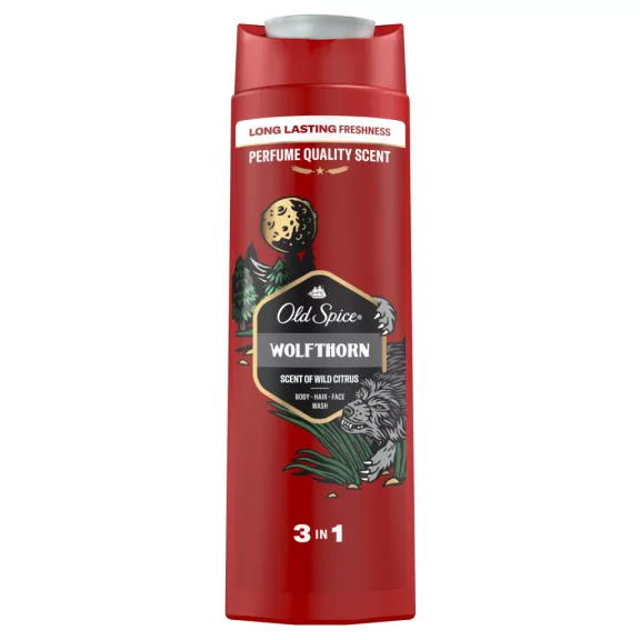 Old Spice Wolfthorn Tusfürdő 400 ml Old Spice Wolfthorn Tusfürdő 400 ml