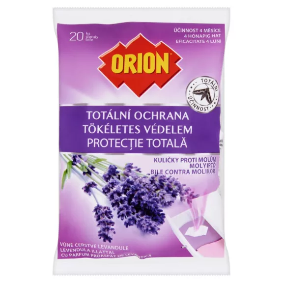 Orion Molyírtó golyó Levendula illat 20 db Orion Molyírtó golyó Levendula illat 20 db
