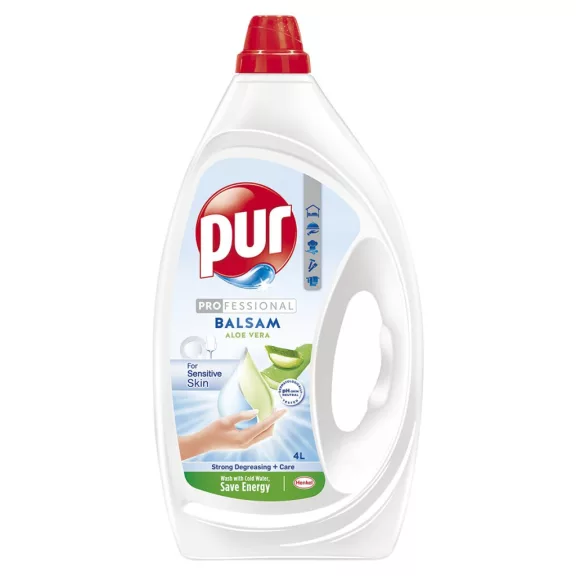 Pur Professional Aloe Vera Balsam kézi mosogatószer 4 l Pur Professional Aloe Vera Balsam kézi mosogatószer 4 l