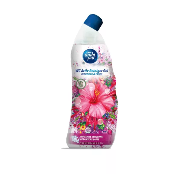 Ambi Pur wc gél 750 ml pink hibiscus and rose Ambi Pur wc gél 750 ml pink hibiscus and rose