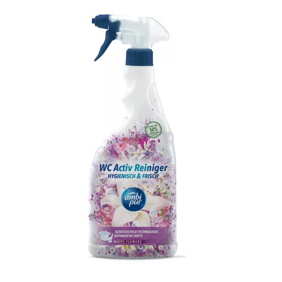 Ambipur wc gél 750ml szórófejes white flowers Ambipur wc gél 750ml szórófejes white flowers