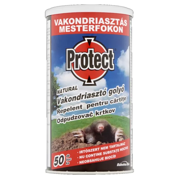 PROTECT Natural vakondriasztó golyó 50 db PROTECT Natural vakondriasztó golyó 50 db