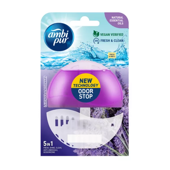 Ambi Pur wc gél 55 ml + készülék lavender & rosemary Ambi Pur wc gél 55 ml + készülék lavender & rosemary