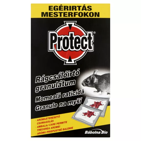 Protect rágcsálóirtó granulátum egerek számára 7 x 20 g 27 ppm Protect rágcsálóirtó granulátum egerek számára 7 x 20 g 27 ppm