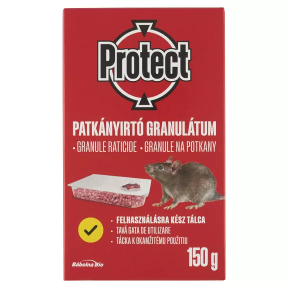 Protect rágcsálóirtó granulátum patkányok számára 2 x 75 g (150 g) Protect rágcsálóirtó granulátum patkányok számára 2 x 75 g (150 g)