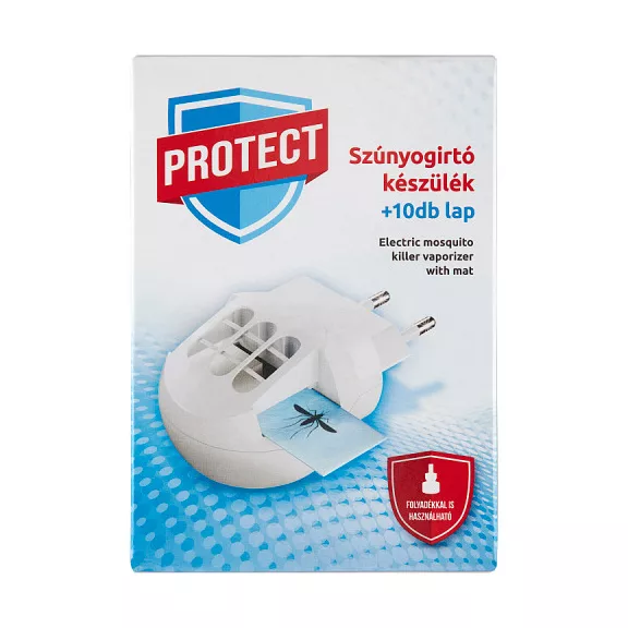 PROTECT szúnyogirtó készülék + 10 db lap PROTECT szúnyogirtó készülék + 10 db lap