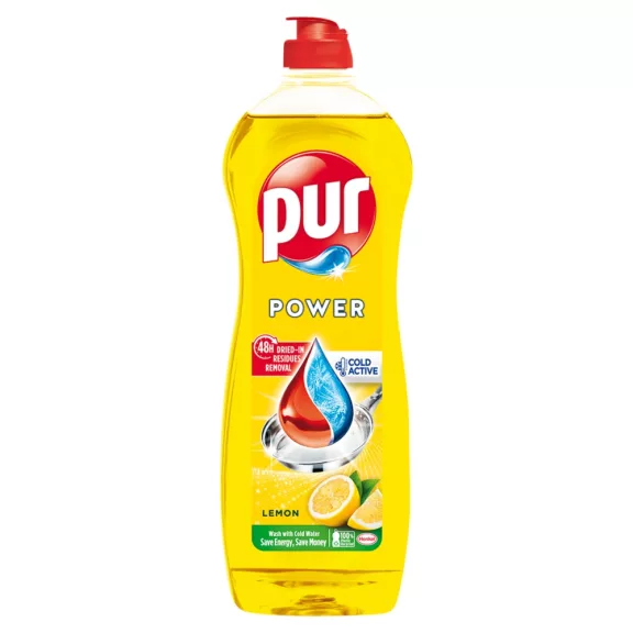Pur Power Lemon kézi mosogatószer 750 ml Pur Power Lemon kézi mosogatószer 750 ml