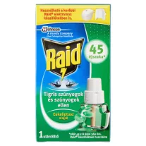   Raid szúnyogirtó utántöltő folyadék eukaliptusz olajjal 27 ml