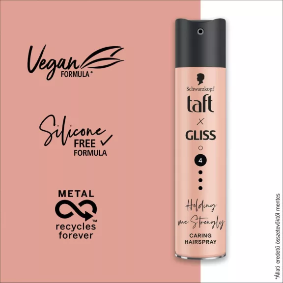 Taft X Gliss Holding me Strongly Ápoló hajlakk 250 ml Taft X Gliss Holding me Strongly Ápoló hajlakk 250 ml