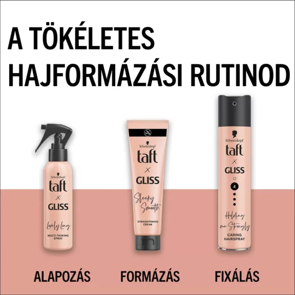 Taft X Gliss Holding me Strongly Ápoló hajlakk 250 ml Taft X Gliss Holding me Strongly Ápoló hajlakk 250 ml