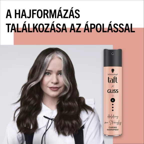 Taft X Gliss Holding me Strongly Ápoló hajlakk 250 ml Taft X Gliss Holding me Strongly Ápoló hajlakk 250 ml