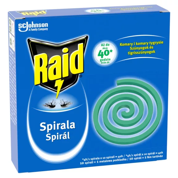 Raid Szúnyogirtó spirál 10 db Raid Szúnyogirtó spirál 10 db