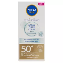 NIVEA SUN Derma Skin Clear napozó arckrém FF50+ 40 ml