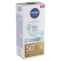 NIVEA SUN Derma Skin Clear napozó arckrém FF50+ 40 ml