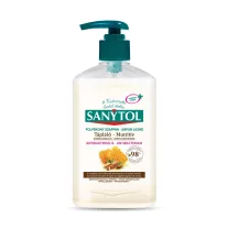   Sanytol Antibakteriális Folyékony Szappan Mandulatej és méhpempő 250 ml