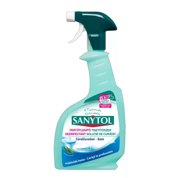 Sanytol Fertőtlenítő Fürdőszobai Tisztító Spray 500 ml Sanytol Fertőtlenítő Fürdőszobai Tisztító Spray 500 ml