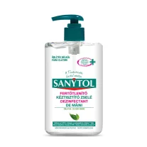   Sanytol Fertőtlenítő Kéztisztító Zselé – Zöld tea 250 ml