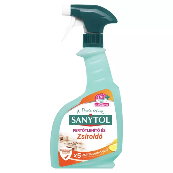 Sanytol konyhai Fertőtlenítő és Zsíroldó spray 500 ml Sanytol konyhai Fertőtlenítő és Zsíroldó spray 500 ml