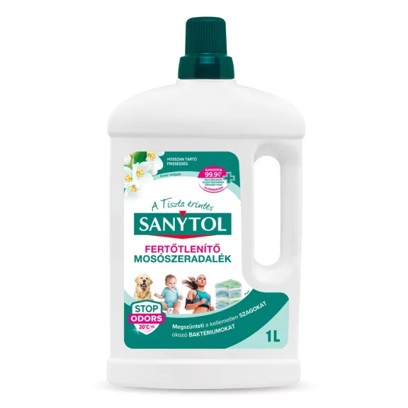 Sanytol Fertőtlenítő Mosószeradalék Fehér virágok 1 L Sanytol Fertőtlenítő Mosószeradalék Fehér virágok 1 L
