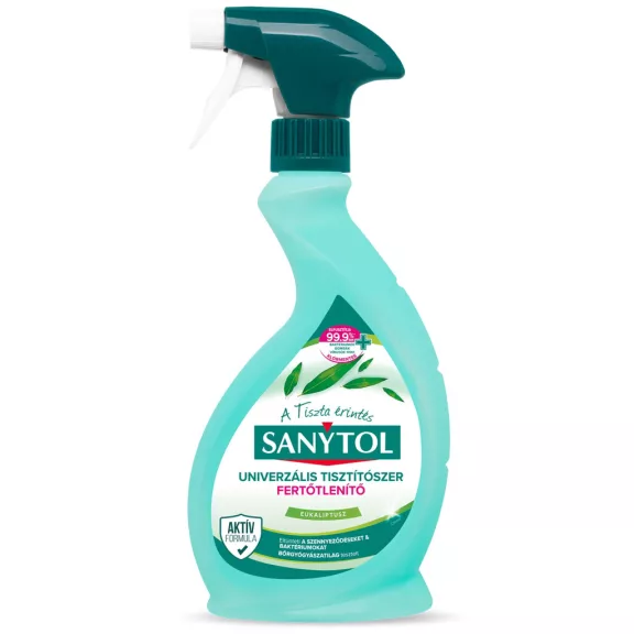 Sanytol Univerzális Fertőtlenítő tisztítószer spray Eukaliptusz 500 ml Sanytol Univerzális Fertőtlenítő tisztítószer spray Eukaliptusz 500 ml