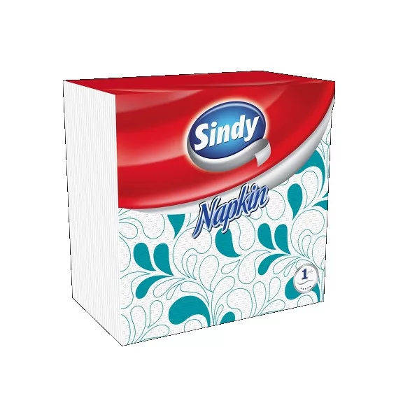 Sindy szalvéta 1 rétegű 45 db motívumos (türkiz) 33x33cm Sindy szalvéta 1 rétegű 45 db motívumos (türkiz) 33x33cm