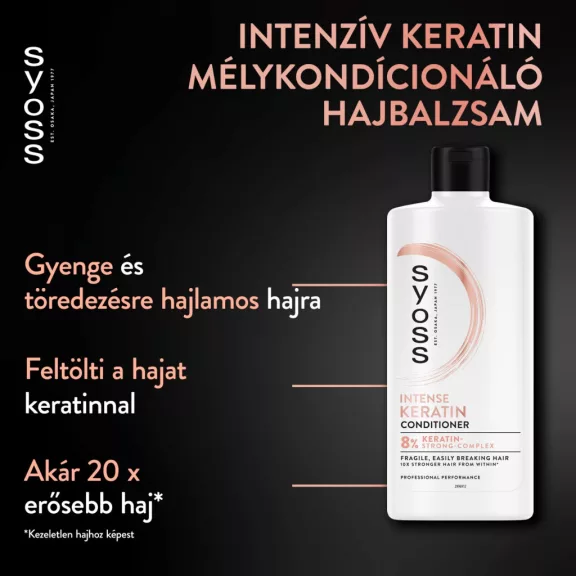 Syoss Keratin hajbalzsam 440 ml Keratin Syoss Keratin hajbalzsam 440 ml Keratin