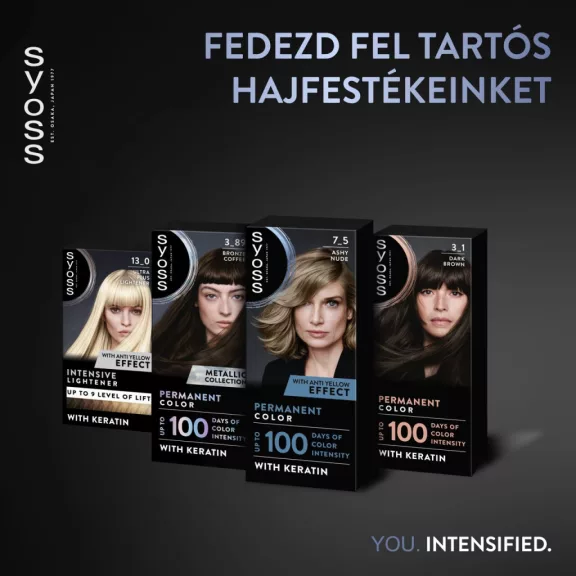 Syoss Color tartós hajfesték 7-5 Természetes hamvasszőke Syoss Color tartós hajfesték 7-5 Természetes hamvasszőke