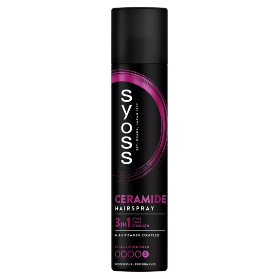 Syoss Ceramide 3in1 hajlakk 300 ml - Ceramide Komplex Syoss Ceramide 3in1 hajlakk 300 ml - Ceramide Komplex