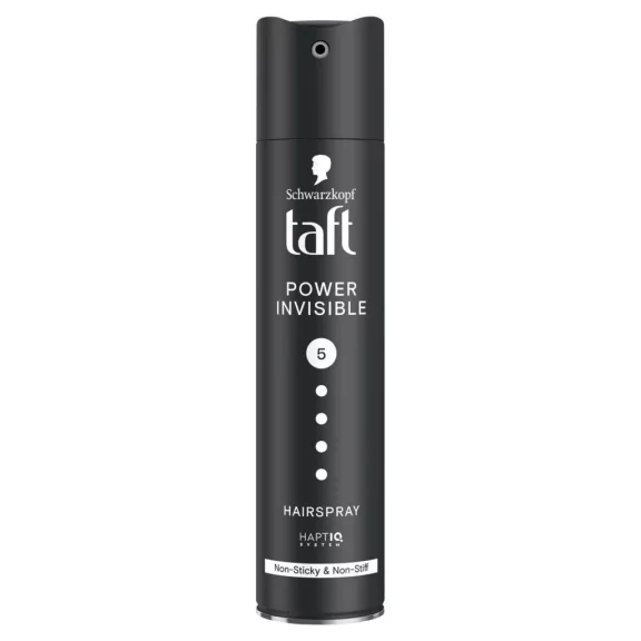 Taft Power Invisible 5 hajlakk minden hajtípusra 250 ml Taft Power Invisible 5 hajlakk minden hajtípusra 250 ml