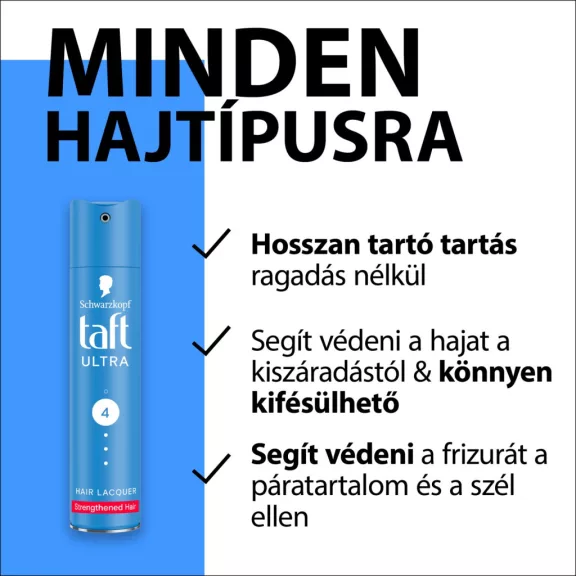 Taft Ultra hajlakk minden hajtípusra 250 ml Taft Ultra hajlakk minden hajtípusra 250 ml