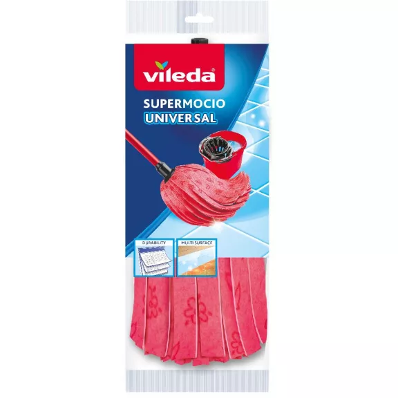 VILEDA Supermocio Universal gyorsfelmosó utántöltő (pink) VILEDA Supermocio Universal gyorsfelmosó utántöltő (pink)