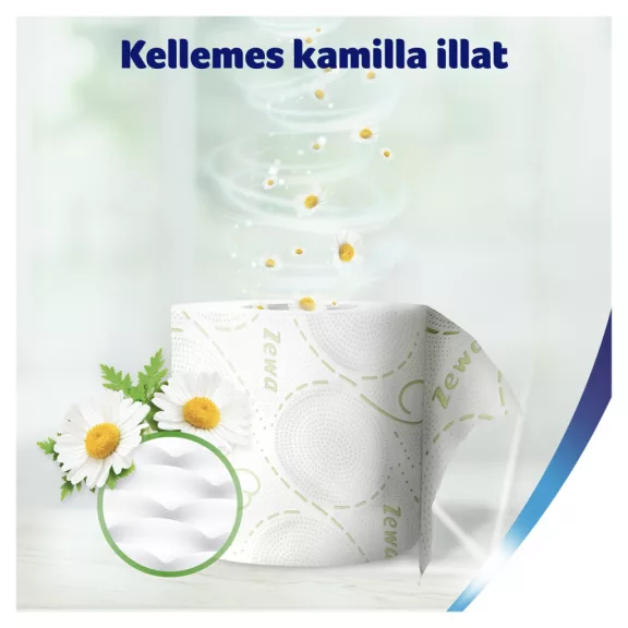 Zewa Deluxe Camomile Comfort toalettpapír 3 rétegű 16 tekercs Zewa Deluxe Camomile Comfort toalettpapír 3 rétegű 16 tekercs