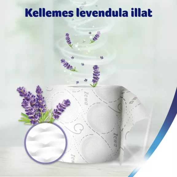 Zewa Deluxe Lavender Dreams toalettpapír 3 rétegű 16 tekercs Zewa Deluxe Lavender Dreams toalettpapír 3 rétegű 16 tekercs