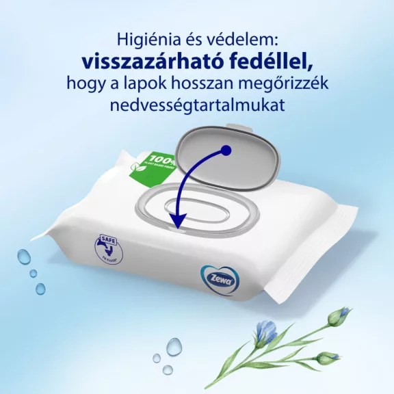 Zewa Sensitive nedves toalettpapír Big Pack 80 db Zewa Sensitive nedves toalettpapír Big Pack 80 db