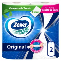   Zewa Wisch&Weg Original háztartási papírtörlő 2 rétegű 2 tekercs