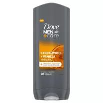 Dove Men+Care Sandalwood és Vanilla férfi tusfürdő testre, arcra, hajra 400 ml