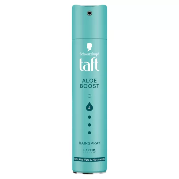 Taft Aloe Boost ápoló hajlakk minden hajtípusra 250 ml Taft Aloe Boost ápoló hajlakk minden hajtípusra 250 ml