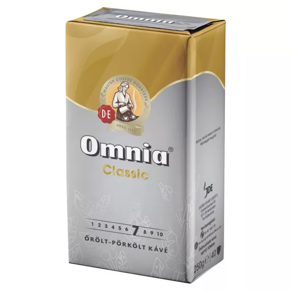 Douwe Egberts Omnia Classic őrölt-pörkölt kávé 250 g Douwe Egberts Omnia Classic őrölt-pörkölt kávé 250 g